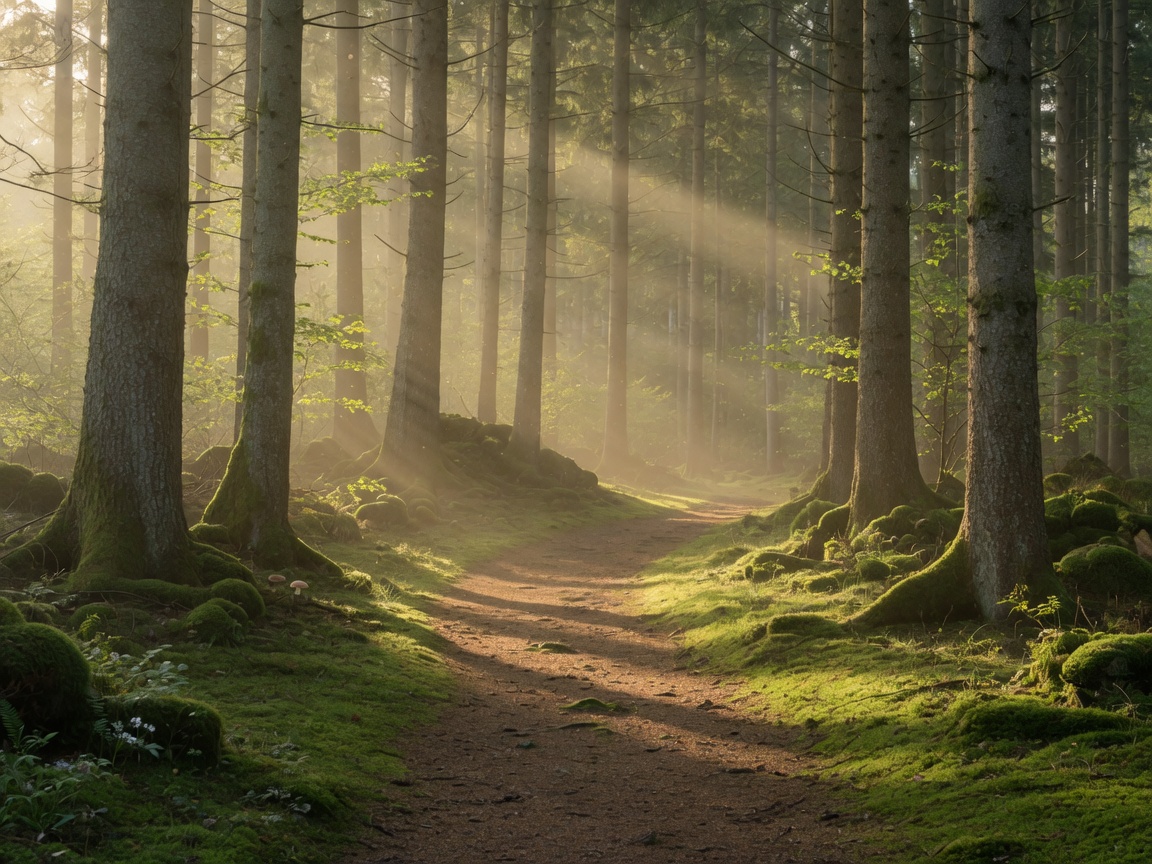 Waldbestattung an einem Baum im Ruheforst